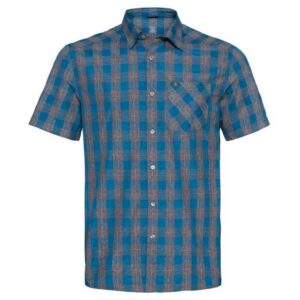 Odlo Chemise Mc Mythen Short Sleeve Shirt Azul L Hombre