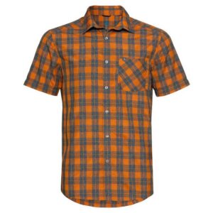 Odlo Chemise Mc Mythen Short Sleeve Shirt Naranja L Hombre