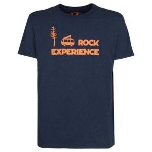Rock Experience Gasomania Short Sleeve T-shirt Azul M Hombre