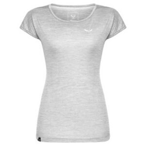 Salewa Puez Melange Dryton Short Sleeve T-shirt Gris L Mujer