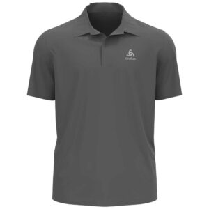 Odlo Cardada Short Sleeve Polo Shirt Gris L Hombre