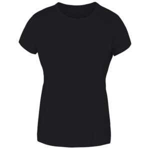 Joluvi Combed Cotton Short Sleeve T-shirt Negro L Mujer