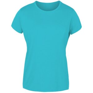 Joluvi Combed Cotton Short Sleeve T-shirt Azul L Mujer