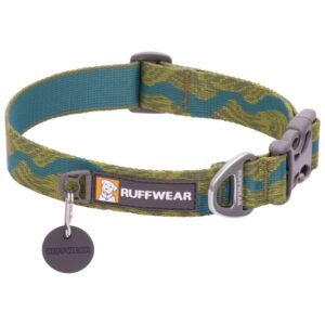 Ruffwear Flat Out Dog Collar Verde 36-51 cm