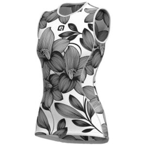 Ale Garden Base Layer Blanco,Gris M Mujer
