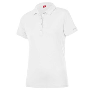 Loeffler Tencel Cf Short Sleeve Polo Shirt Blanco S Mujer