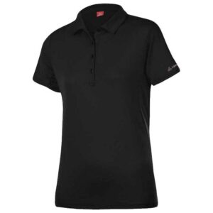 Loeffler Tencel Cf Short Sleeve Polo Shirt Negro 3XL Mujer