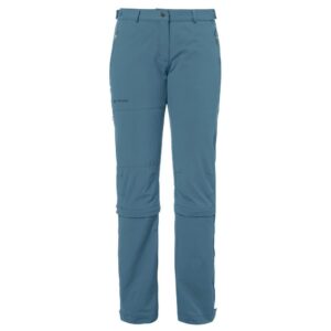 Vaude Farley Stretch Capri T-zip Ii Regular Pants Azul 42 Mujer