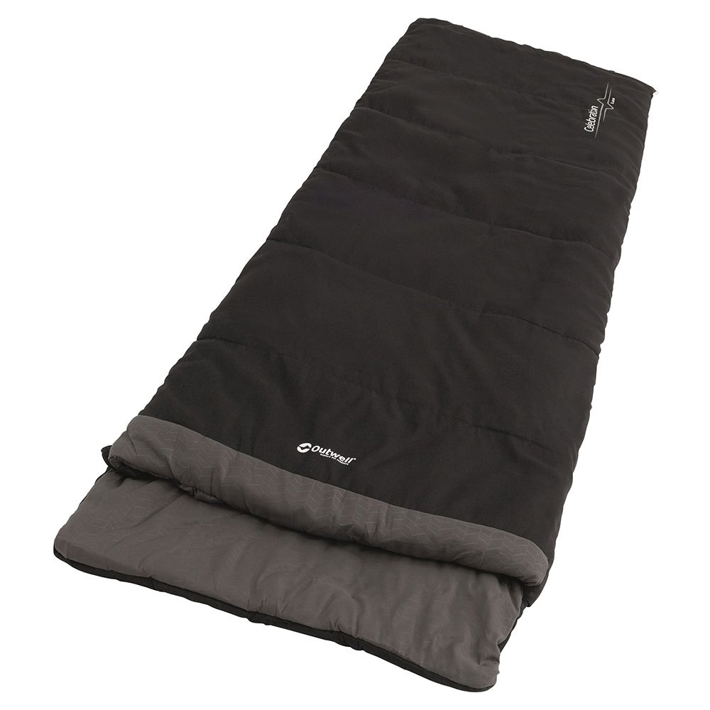 Outwell Celebration Lux 4ºc Sleeping Bag Negro,Gris Long / Left Zipper