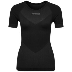 Hummel First Seamless Short Sleeve Base Layer Negro XS-S Mujer
