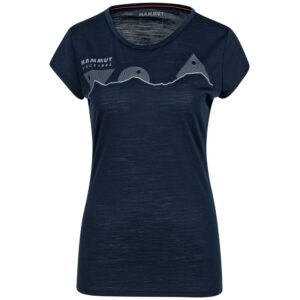 Mammut Alnasca Short Sleeve T-shirt Azul S Mujer