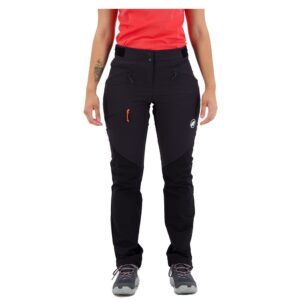 Mammut Courmayeur Softshell Pants Negro 44 / Short Mujer