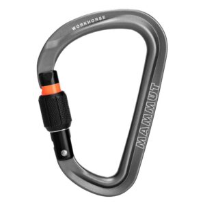 Mammut Workhorse Hms Screwgate Snap Hook Gris
