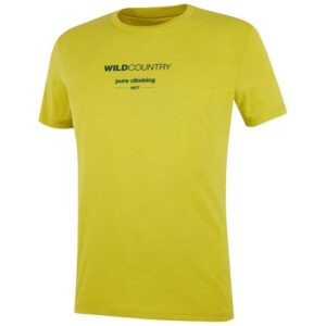 Wildcountry Flow Short Sleeve T-shirt Amarillo XL Hombre