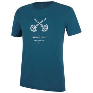 Wildcountry Flow Short Sleeve T-shirt Azul M Hombre