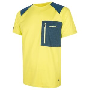 Trangoworld Trx2 Pro Short Sleeve T-shirt Amarillo,Azul L Hombre