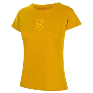 Trangoworld Chira Short Sleeve T-shirt Amarillo XL Mujer