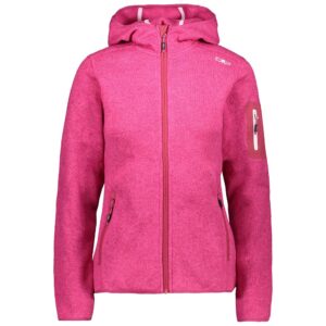 Cmp Jacket 3h19826 Hooded Fleece Rosa 2XS Mujer
