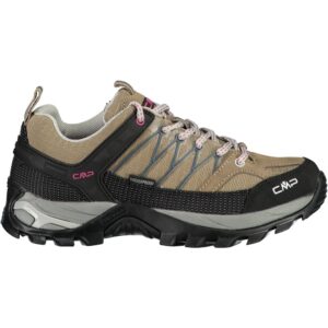 Cmp Rigel Low Wp 3q54456 Hiking Shoes Marrón,Gris EU 37 Mujer