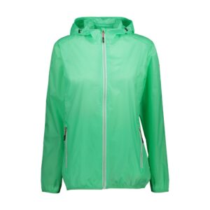 Cmp Rain Fix Hood 3x53256 Jacket Verde M Mujer