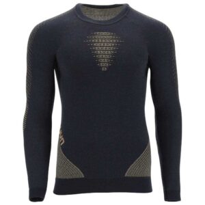 Uyn Cashmere Shiny 2.0 Long Sleeve Base Layer Azul L-XL Hombre