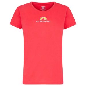 La Sportiva Footstep Short Sleeve T-shirt Rojo S Mujer