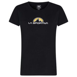 La Sportiva Footstep Short Sleeve T-shirt Negro L Mujer