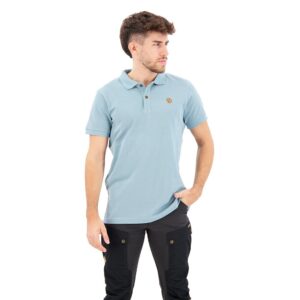 Fjällräven Övik Short Sleeve Polo Shirt Azul S Hombre