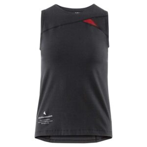 KlÄttermusen Fafne Sleeveless T-shirt Negro S Mujer
