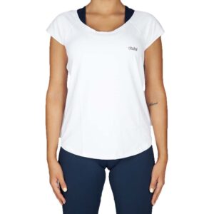 Ditchil Ease Short Sleeve T-shirt Blanco S Mujer
