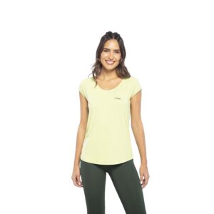 Ditchil Ease Short Sleeve T-shirt Amarillo XL Mujer