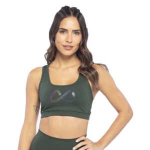 Ditchil Sports Fire Sports Bra Verde S Mujer