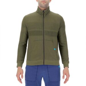 Uyn Natural Training Full Zip Long Sleeve T-shirt Verde XL Hombre