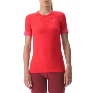 Uyn Workhard Short Sleeve T-shirt Rojo L Mujer
