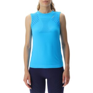 Uyn Workhard Sleeveless T-shirt Azul M Mujer