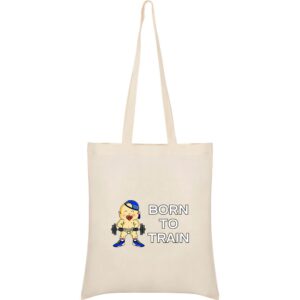 Kruskis Born To Train Tote Bag Beige