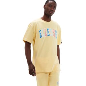 Ellesse Calipsi Short Sleeve T-shirt Amarillo M Hombre