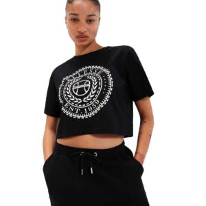 Ellesse Carala Crop Short Sleeve T-shirt Negro 10 Mujer
