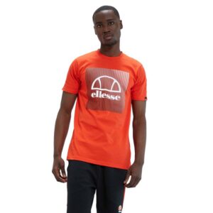 Ellesse Flecta Short Sleeve T-shirt Rojo S Hombre