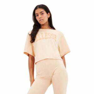 Ellesse Lanetto Crop Short Sleeve T-shirt Amarillo 10 Mujer