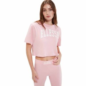 Ellesse Lanetto Crop Short Sleeve T-shirt Rosa 12 Mujer