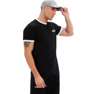 Ellesse Meduno Short Sleeve T-shirt Negro S Hombre