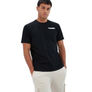 Ellesse Meta Short Sleeve T-shirt Negro M Hombre