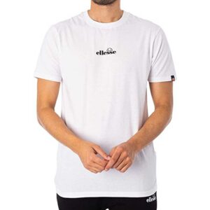 Ellesse Ollio Short Sleeve T-shirt Blanco S Hombre