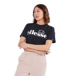 Ellesse Silo Cropped Short Sleeve T-shirt Negro 8 Mujer