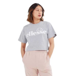 Ellesse Silo Cropped Short Sleeve T-shirt Gris 8 Mujer