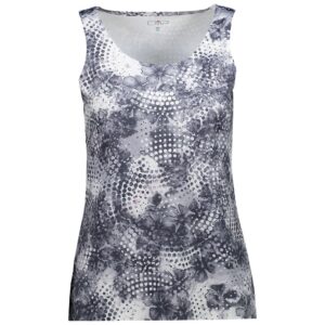 Cmp 31c7766 Sleeveless T-shirt Blanco,Gris S Mujer