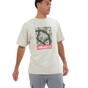 Ellesse Terratia Short Sleeve T-shirt Beige XL Hombre