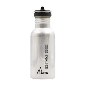 Laken Aluminium Basic Cap Flow Bottle 600ml Transparente