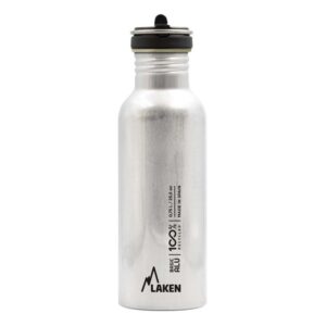 Laken Aluminium Basic Cap Flow Bottle 750ml Plateado
